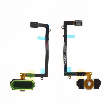 NAPPE SAMSUNG S6 EDGE G925F BOUTON HOME NOIRE D'ORIGINE