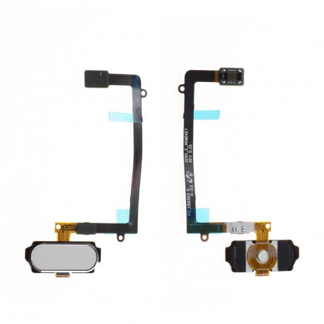 NAPPE SAMSUNG S6 EDGE G925F BOUTON HOME BLANC D'ORIGINE