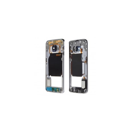 CHASSIS SAMSUNG S6 EDGE G925F NOIR CONTOUR CENTRAL D'ORIGINE