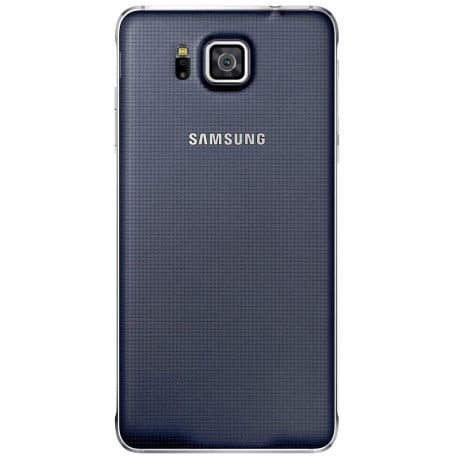 COQUE SAMSUNG ALPHA G850F ARRIERE NOIRE D'ORIGINE DE REMPLACEMENT