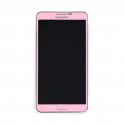 ECRAN SAMSUNG GALAXY NOTE 3 N9005 LCD + VITRE TACTILE ROSE D'ORIGINE