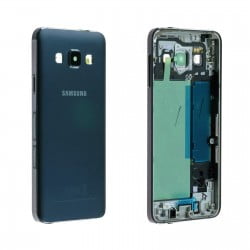  CACHE ARRIERE + CHASSIS CENTRAL SAMSUNG GALAXY A3 A300FU NOIR D'ORIGINE