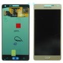 ECRAN SAMSUNG GALAXY A5 A500FU LCD + VITRE TACTILE GOLD D'ORIGINE