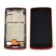 ECRAN LCD + VITRE TACTILE LG NEXUS 5 D820 ROUGE D'ORIGINE