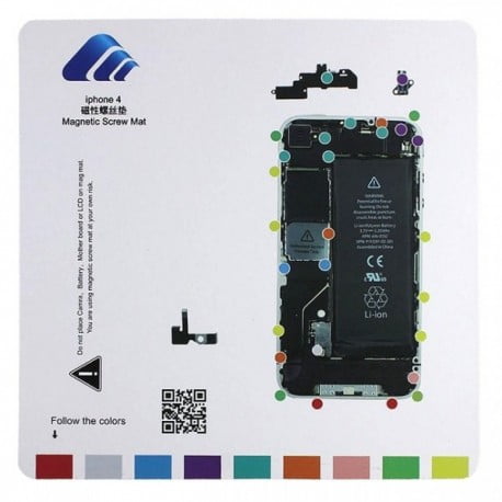 TAPIS DE VIS MAGNETIQUE DE DEMONTAGE POUR IPHONE 4