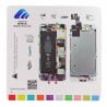 TAPIS DE VIS MAGNETIQUE DE DEMONTAGE POUR IPHONE 5S
