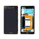 ECRAN LCD + VITRE TACTILE SONY XPERIA M4 AQUA E2353 NOIR D'ORIGINE
