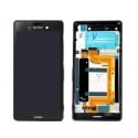 ECRAN LCD + VITRE TACTILE SONY XPERIA M4 AQUA E2353 NOIR 1 SIM D'ORIGINE