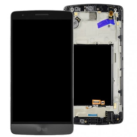 ECRAN LCD + VITRE TACTILE LG G3 D855 ORIGINAL GRIS
