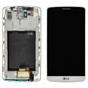 ECRAN LCD + VITRE TACTILE LG G3 D855 BLANC D'ORIGINE