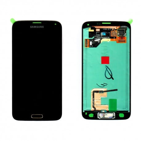 ECRAN LCD + VITRE TACTILE SAMSUNG GALAXY S5 G900F D'ORIGINE GOLD