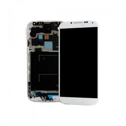 ECRAN LCD + VITRE TACTILE SAMSUNG GALAXY S4 ADVANCE I9506 D'ORIGINE BLANC