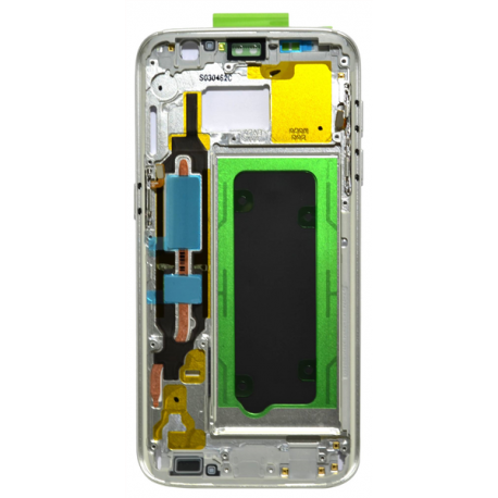 CHASSIS SAMSUNG S7 G930F BLANC CONTOUR CENTRAL D'ORIGINE