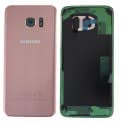 Vitre arrière Samsung Galaxy S7 Edge rose d'origine SM-G935F