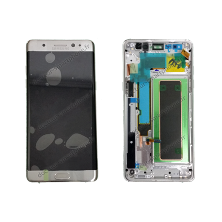 ÉCRAN LCD + VITRE TACTILE SAMSUNG GALAXY NOTE7 GRIS, SM-N930F D'ORIGINE