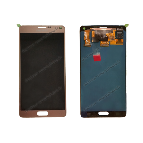 Écran LCD avec vitre tactille Samsung Galaxy NOTE 4 or d'origine SM-N910F