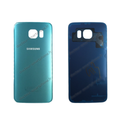 Vitre arrière Samsung Galaxy S6 bleu - G920F d'origine