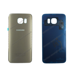 Vitre arrière Samsung Galaxy S6 or - G920F d'origine