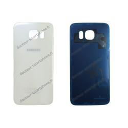 Vitre arrière Samsung Galaxy S6 blanc - G920F d'origine