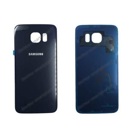 Vitre arrière Samsung Galaxy S6 noir - G920F d'origine