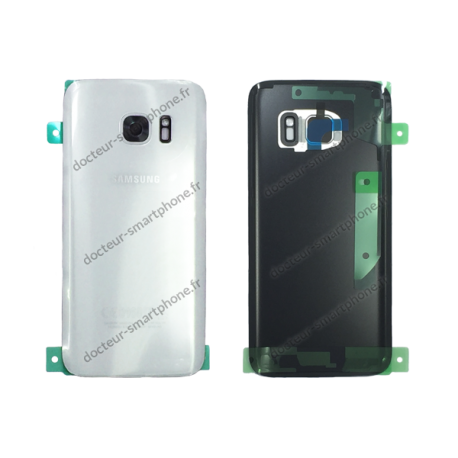 VITRE ARRIERE SAMSUNG GALAXY S7 GRISE ORIGINALE SM-G930F