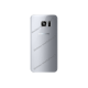 Vitre arrière pour Galaxy S7 EDGE gris / argent d'origine Samsung SM-G935F