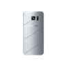 Vitre arrière pour Galaxy S7 EDGE gris / argent d'origine Samsung SM-G935F