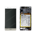 Écran Huawei P9 gris (blanc / argenté ) D'ORIGINE EVA-L09