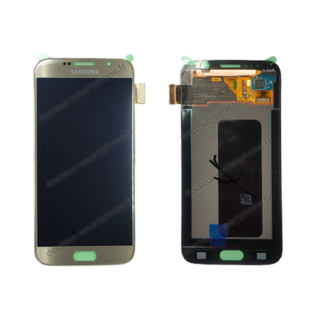 ÉCRAN SAMSUNG GALAXY S6 OR D'ORIGINE SM-G920F