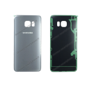 Vitre arrière pour Samsung Galaxy S6 EDGE PLUS gris / argent d'origine SM-G928F