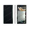Bloc écran avec contour gris pour Sony Xperia Z5 PREMIUM silver d'origine E6853