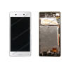 Écran complet LCD, vitre et châssis pour Sony Xperia X blanc d'origine F5121