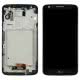 ECRAN LCD + VITRE TACTILE LG G2 D802 ORIGINAL NOIR
