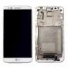ECRAN LCD + VITRE TACTILE LG G2 D802 ORIGINAL BLANC