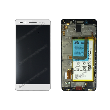 ECRAN HUAWEI HONOR 7 BLANC D'ORIGINE