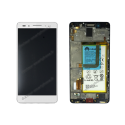 Écran complet avec LCD et vitre Huawei Honor 7 blanc original
