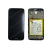 Écran complet avec LCD vitre et châssis Huawei G8 noir original