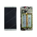Écran LCD, vitre tactile et batterie pour Huawei MATE 8 blanc d'origine