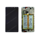 Écran original Huawei MATE 8 noir : LCD, vitre tactile et batterie