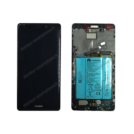 Écran LCD et vitre tactile Huawei MATE S noir d'origine