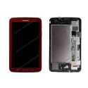 Écran complet avec LCD Samsung TAB 3 7.0 rouge original T210
