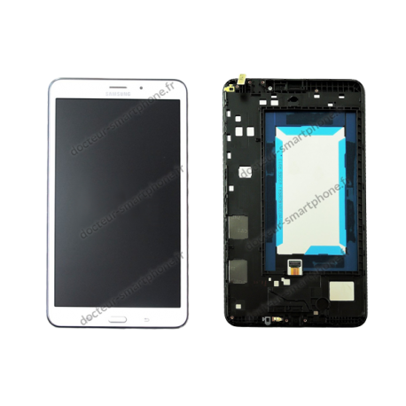 Écran LCD + vitre Samsung TAB 4 8.0 LTE 4G blanc d'origine T335