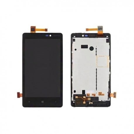 ECRAN NOKIA LUMIA 820 LCD + VITRE TACTILE D'ORIGINE