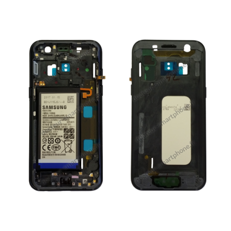 Châssis Samsung Galaxy A3 2017 noir d'origine SM-A320F