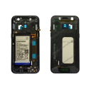 Châssis Samsung Galaxy A3 2017 noir d'origine SM-A320F