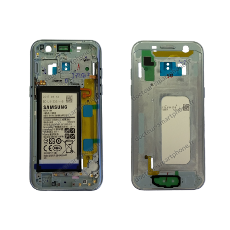 Écran LCD et vitre pour Samsung Galaxy A3 2017 bleu d'origine (SM-A320F)