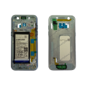 Châssis contour Samsung Galaxy A3 2017 bleu d'origine A320F