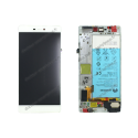 Écran complet Huawei P8 blanc d'origine