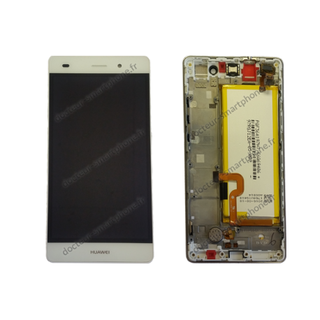 Bloc écran complet Huawei P8 LITE blanc d'origine