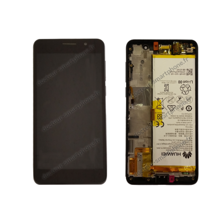 ECRAN HUAWEI HONOR 6 NOIR D'ORIGINE